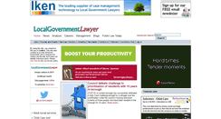 Desktop Screenshot of localgovernmentlawyer.co.uk